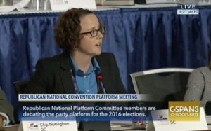 GOP delegate Rachel Hoff